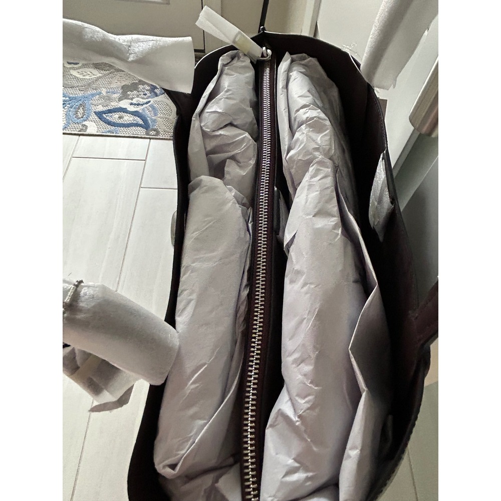 Coach Willow Tote Black Croc Embossed Leather Handbag CP140 NEW - Picture 7 of 8